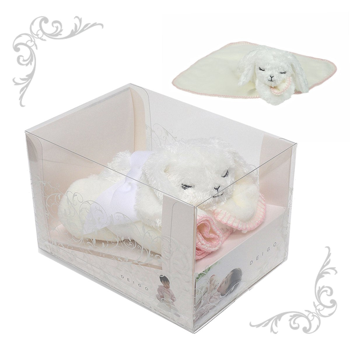 ふわモコ安心毛布 バニー ピンク ギフトBOX – DEIGO