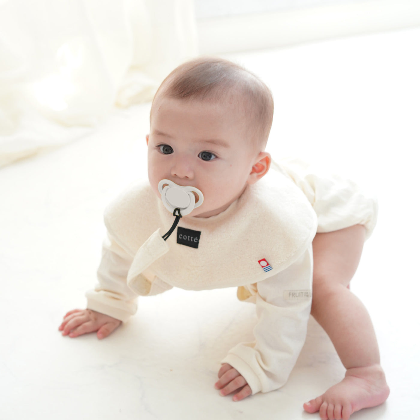 今治タオルまるふわスタイ＆マルチホルダーセット　ミルク