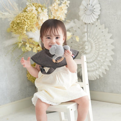 今治タオルまるふわスタイ＆マルチホルダーセット　チャコール